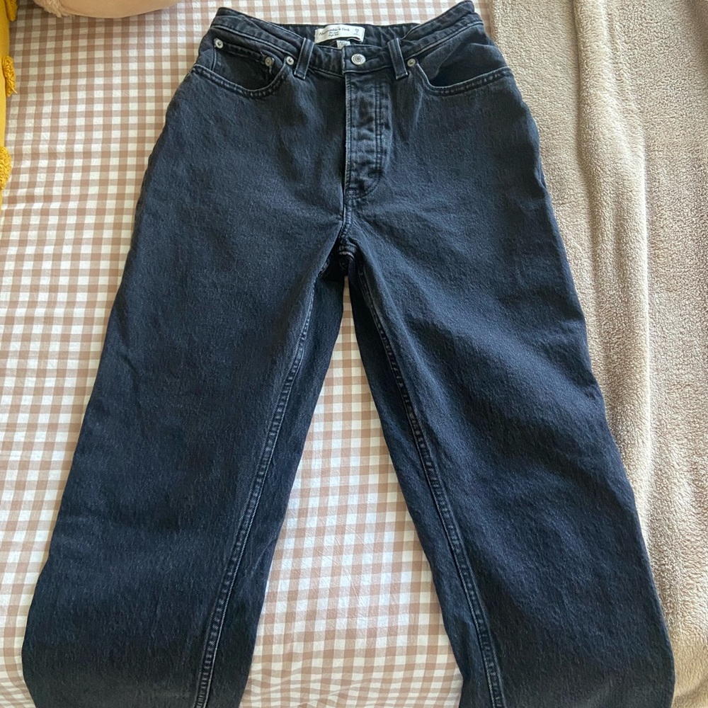 Abercrombie & Fitch Curve Love High Rise Dad Jean